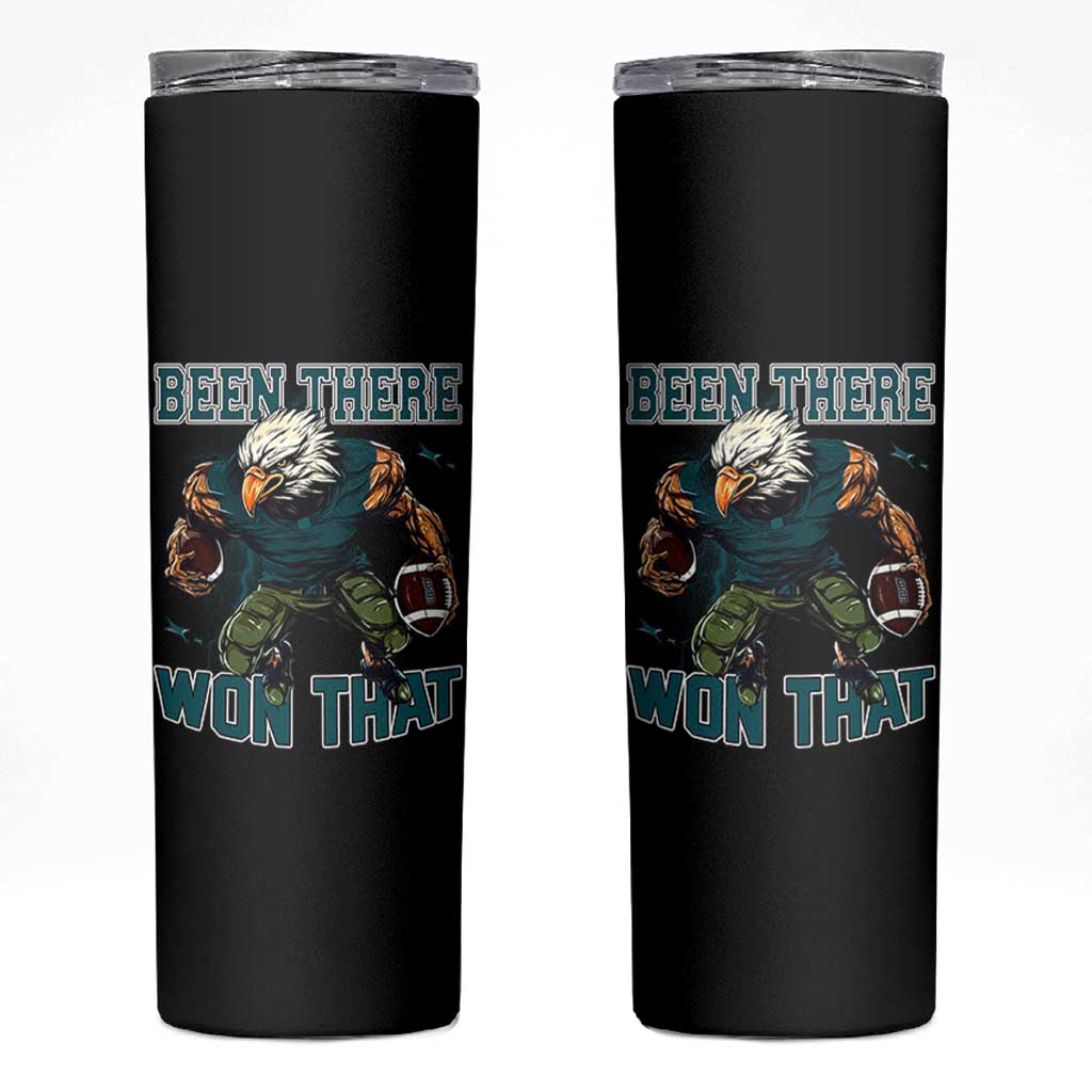 Been There Won That Fierce Football Graphic Skinny Tumbler Game Day Champions Sport Fans - Wonder Print Shop