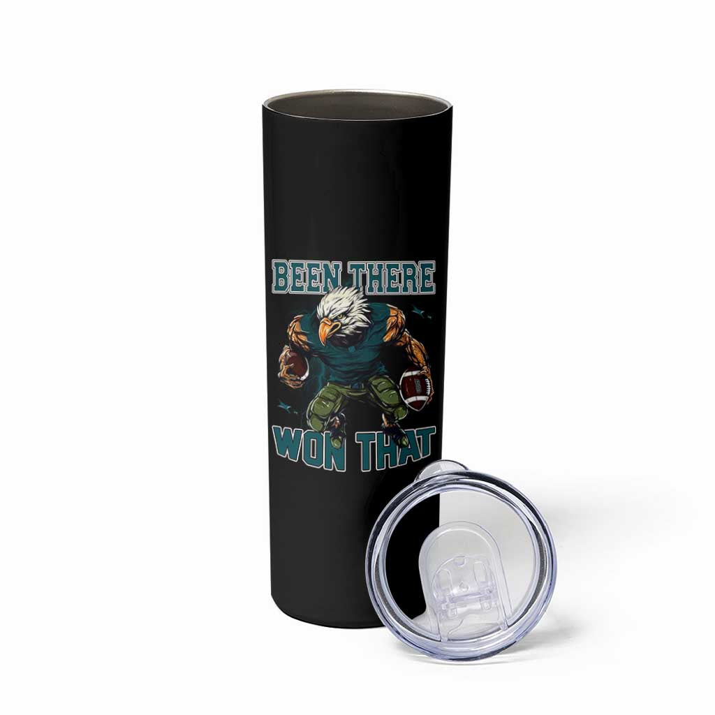 Been There Won That Fierce Football Graphic Skinny Tumbler Game Day Champions Sport Fans - Wonder Print Shop