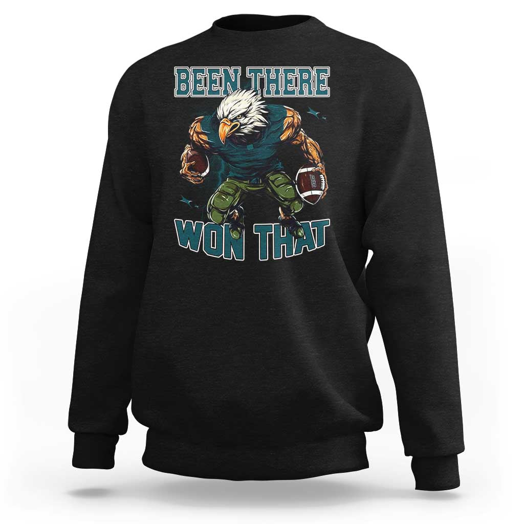 Been There Won That Fierce Football Graphic Sweatshirt Game Day Champions Sport Fans - Wonder Print Shop