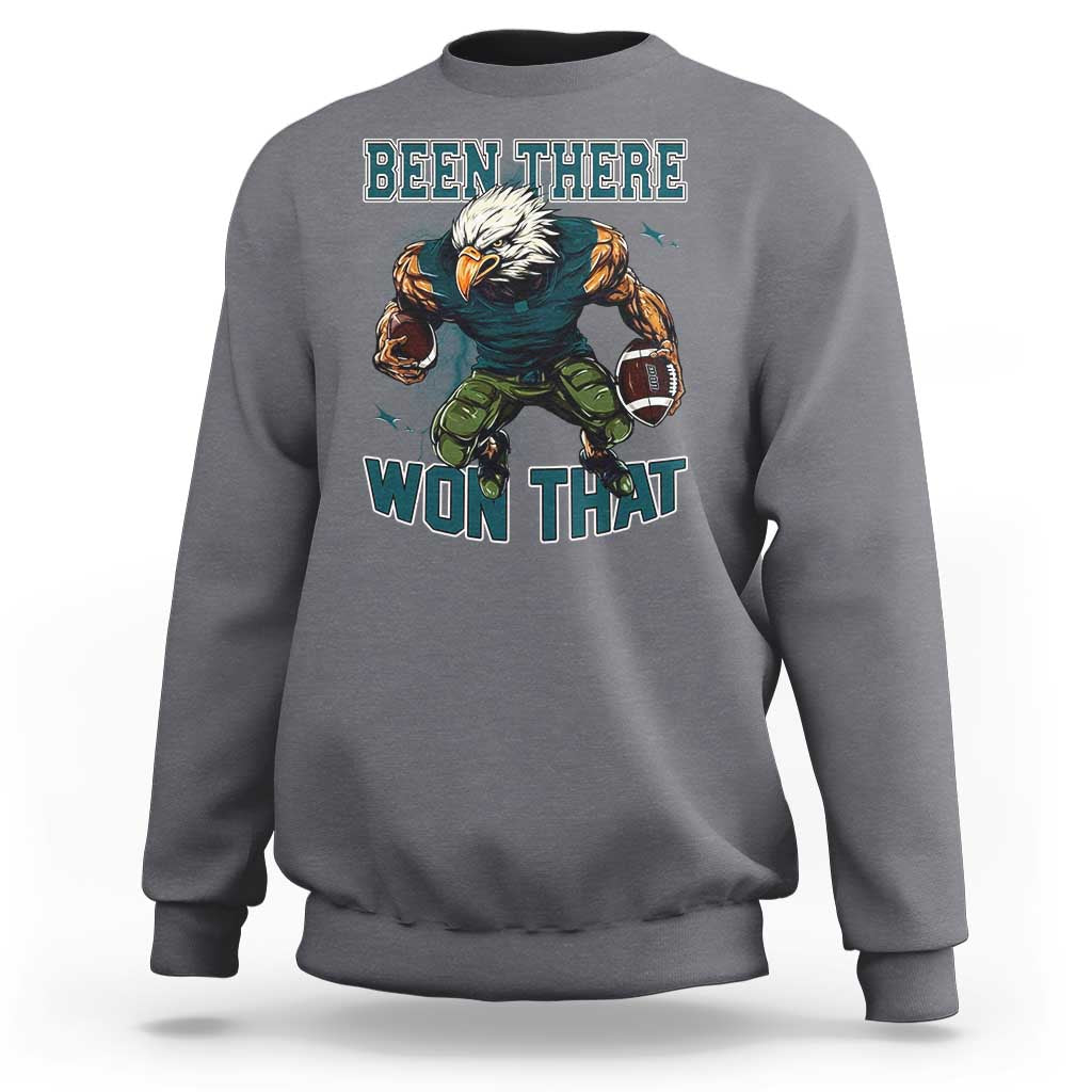Been There Won That Fierce Football Graphic Sweatshirt Game Day Champions Sport Fans - Wonder Print Shop