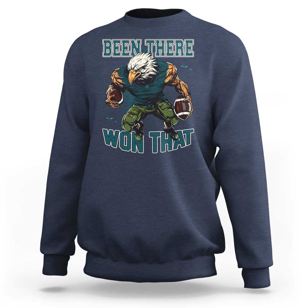Been There Won That Fierce Football Graphic Sweatshirt Game Day Champions Sport Fans - Wonder Print Shop