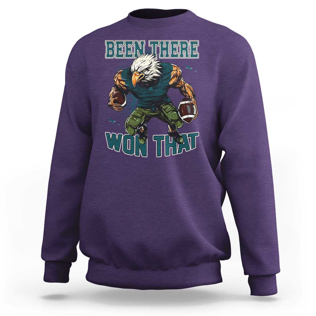 Been There Won That Fierce Football Graphic Sweatshirt Game Day Champions Sport Fans - Wonder Print Shop