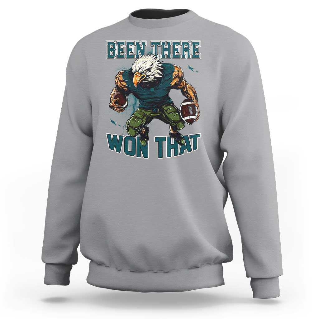 Been There Won That Fierce Football Graphic Sweatshirt Game Day Champions Sport Fans - Wonder Print Shop