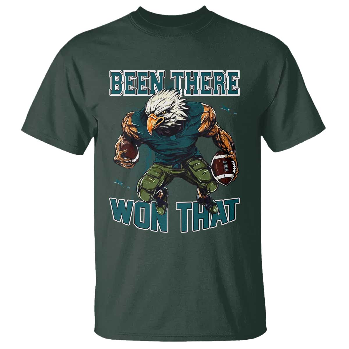 Been There Won That Fierce Football Graphic T Shirt Game Day Champions Sport Fans - Wonder Print Shop