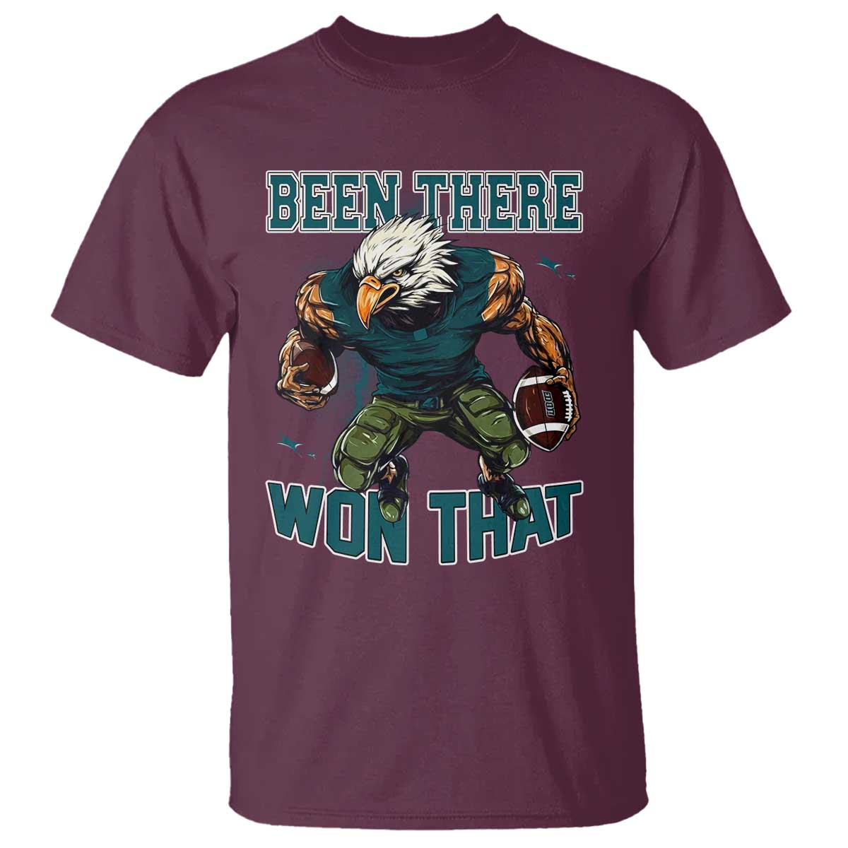 Been There Won That Fierce Football Graphic T Shirt Game Day Champions Sport Fans - Wonder Print Shop
