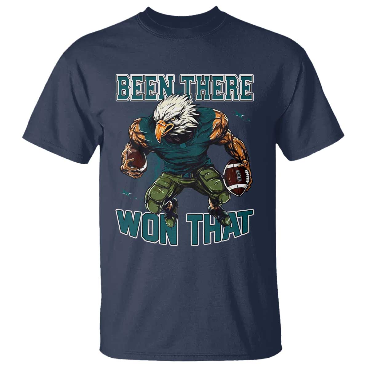 Been There Won That Fierce Football Graphic T Shirt Game Day Champions Sport Fans - Wonder Print Shop