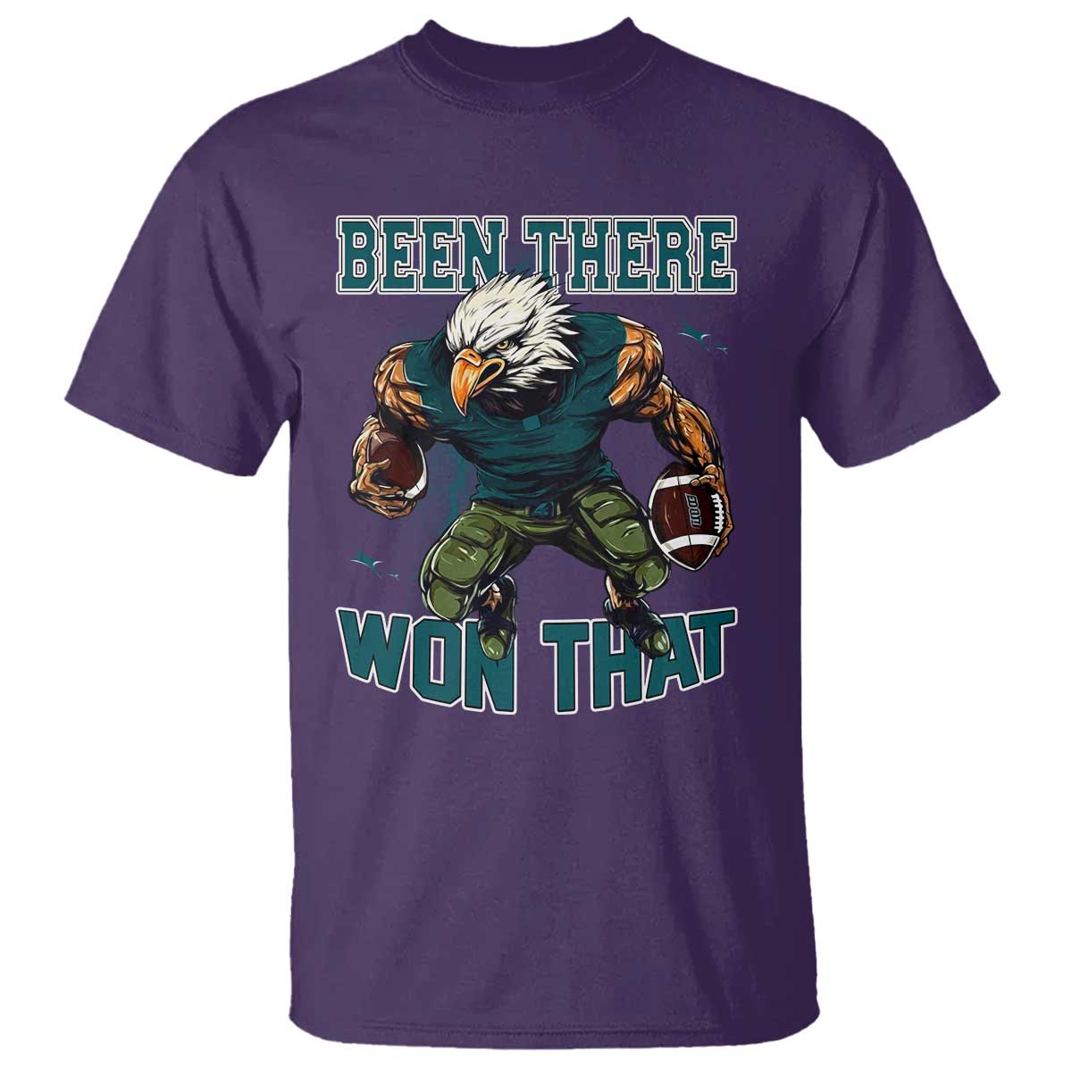 Been There Won That Fierce Football Graphic T Shirt Game Day Champions Sport Fans - Wonder Print Shop