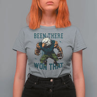 Been There Won That Fierce Football Graphic T Shirt For Women Game Day Champions Sport Fans - Wonder Print Shop