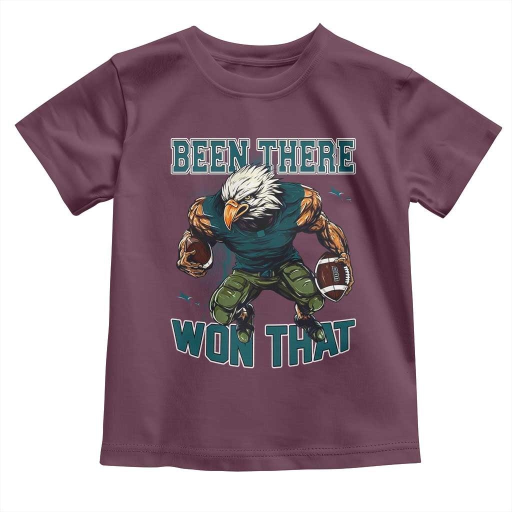 Been There Won That Fierce Football Graphic Toddler T Shirt Game Day Champions Sport Fans - Wonder Print Shop