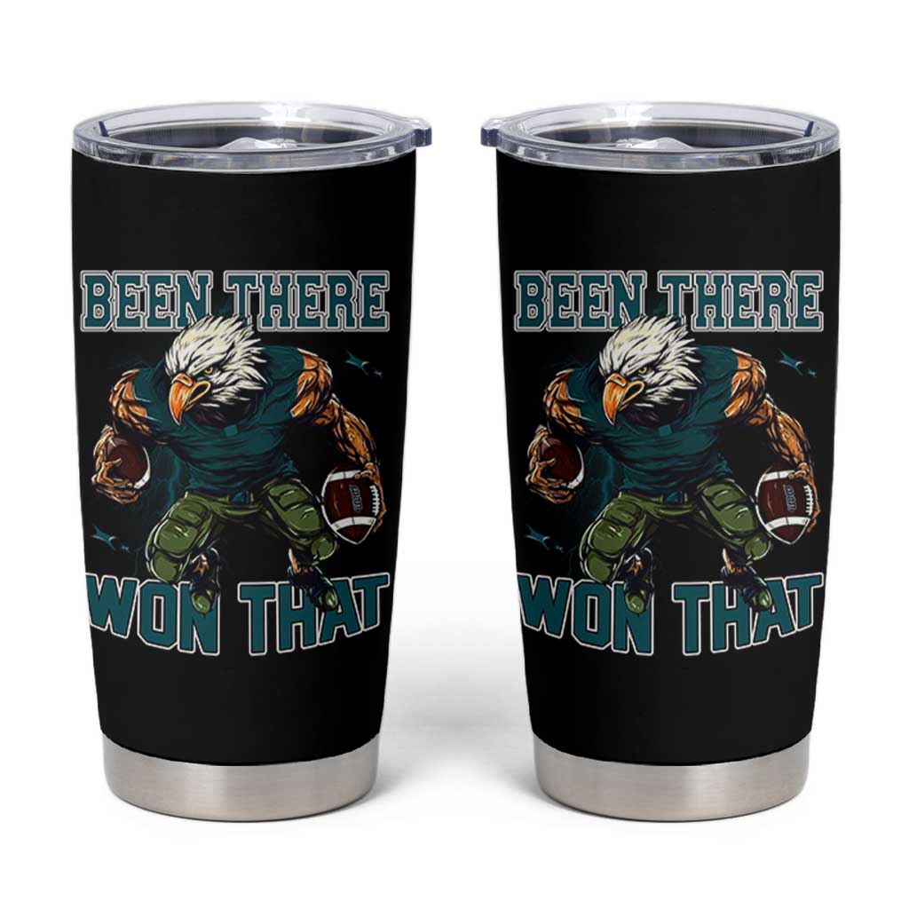 Been There Won That Fierce Football Graphic Tumbler Cup Game Day Champions Sport Fans - Wonder Print Shop