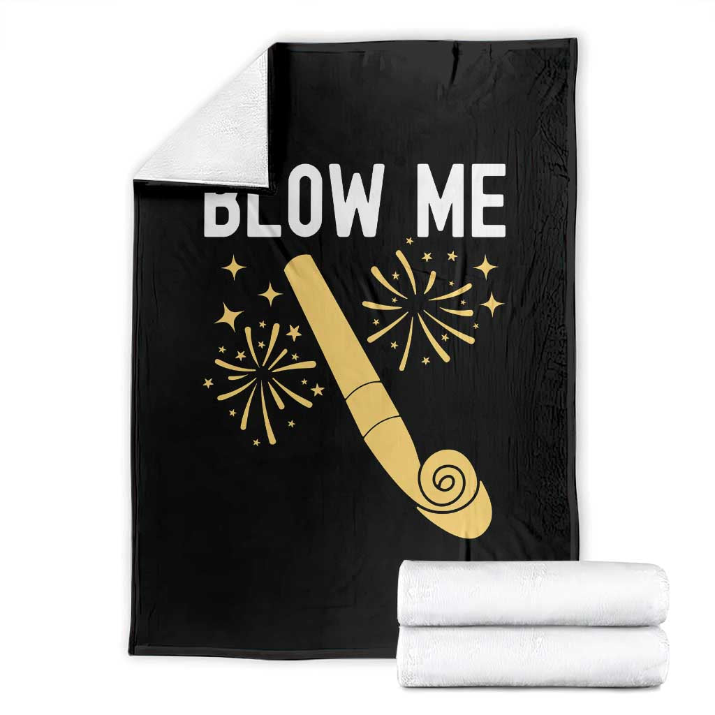 Funny Offensive Blow Me Throw Blanket Adult Humor Party Celebration - Wonder Print Shop