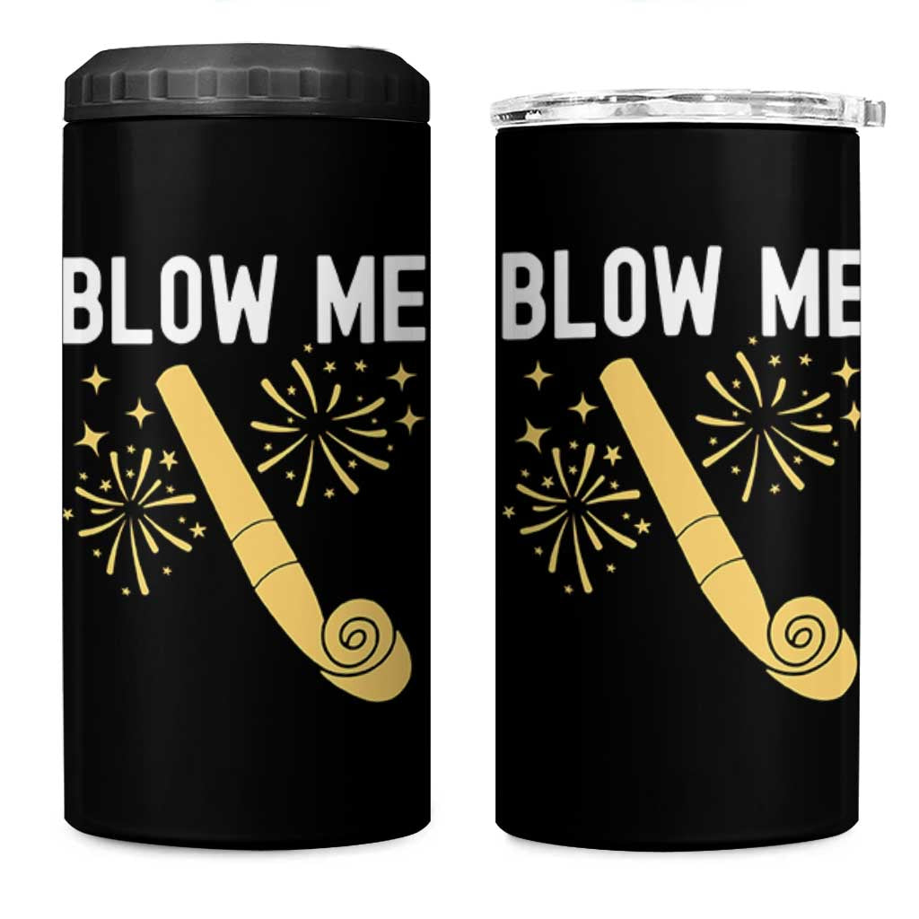 Funny Offensive Blow Me 4 in 1 Can Cooler Tumbler Adult Humor Party Celebration - Wonder Print Shop