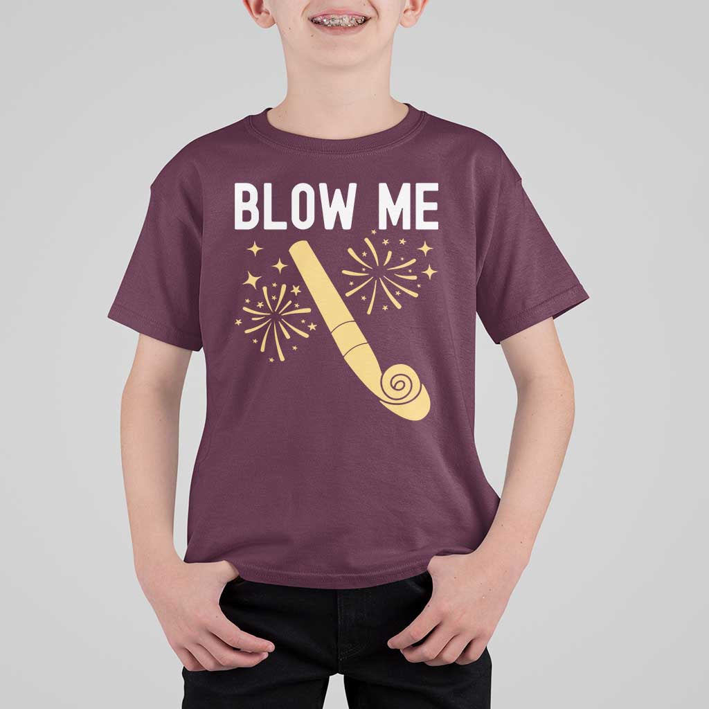 Funny Offensive Blow Me T Shirt For Kid Adult Humor Party Celebration - Wonder Print Shop