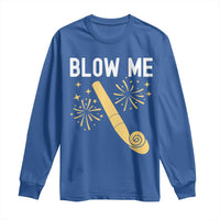 Funny Offensive Blow Me Long Sleeve Shirt Adult Humor Party Celebration - Wonder Print Shop