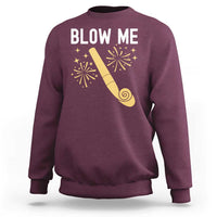 Funny Offensive Blow Me Sweatshirt Adult Humor Party Celebration - Wonder Print Shop