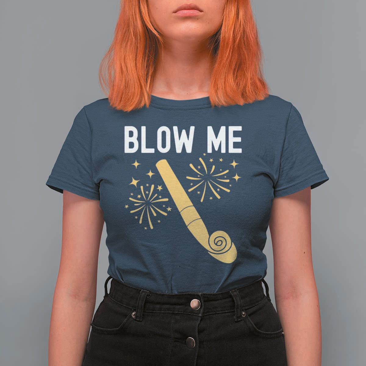 Funny Offensive Blow Me T Shirt For Women Adult Humor Party Celebration - Wonder Print Shop
