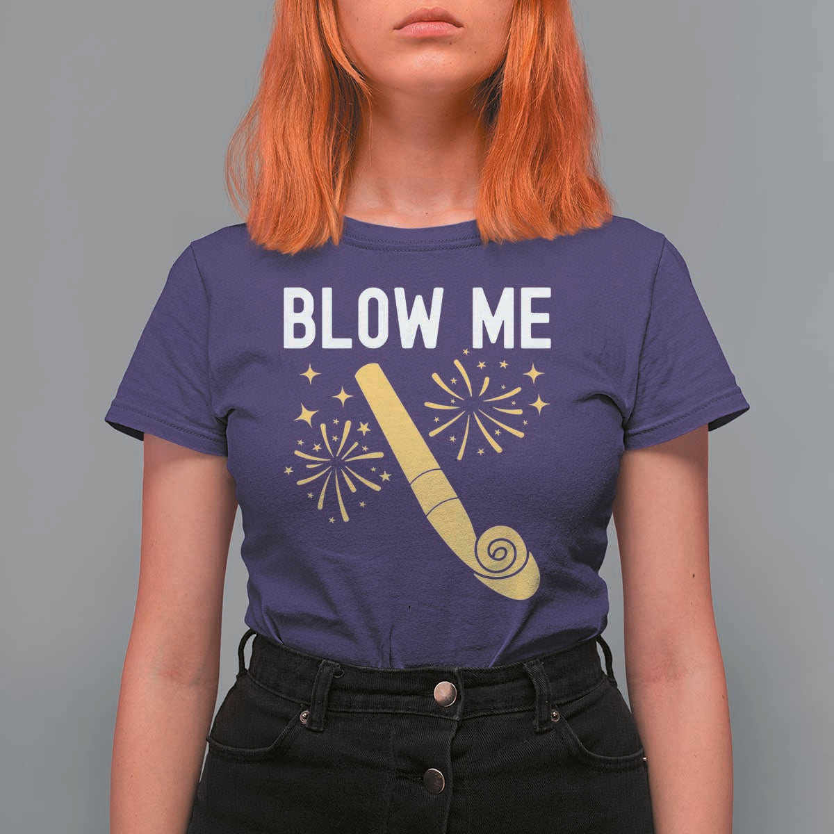 Funny Offensive Blow Me T Shirt For Women Adult Humor Party Celebration - Wonder Print Shop