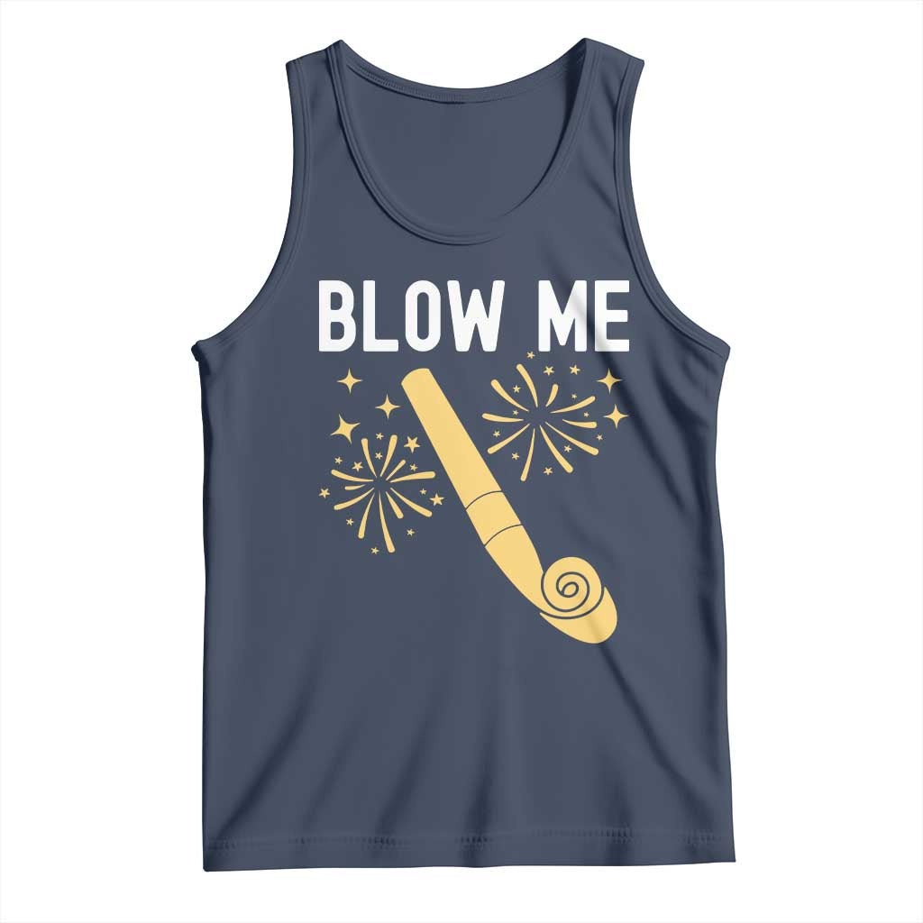 Funny Offensive Blow Me Tank Top Adult Humor Party Celebration - Wonder Print Shop
