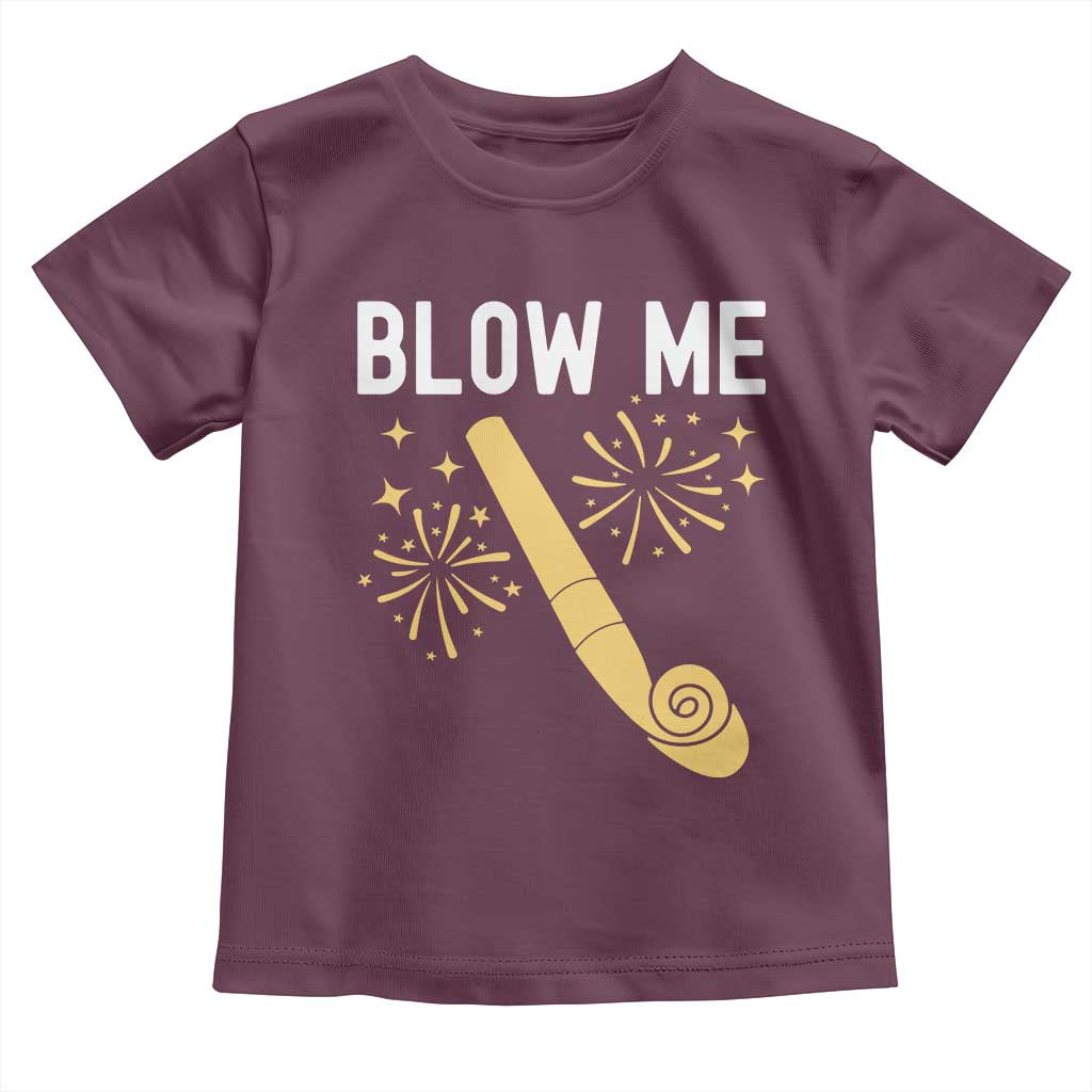 Funny Offensive Blow Me Toddler T Shirt Adult Humor Party Celebration - Wonder Print Shop