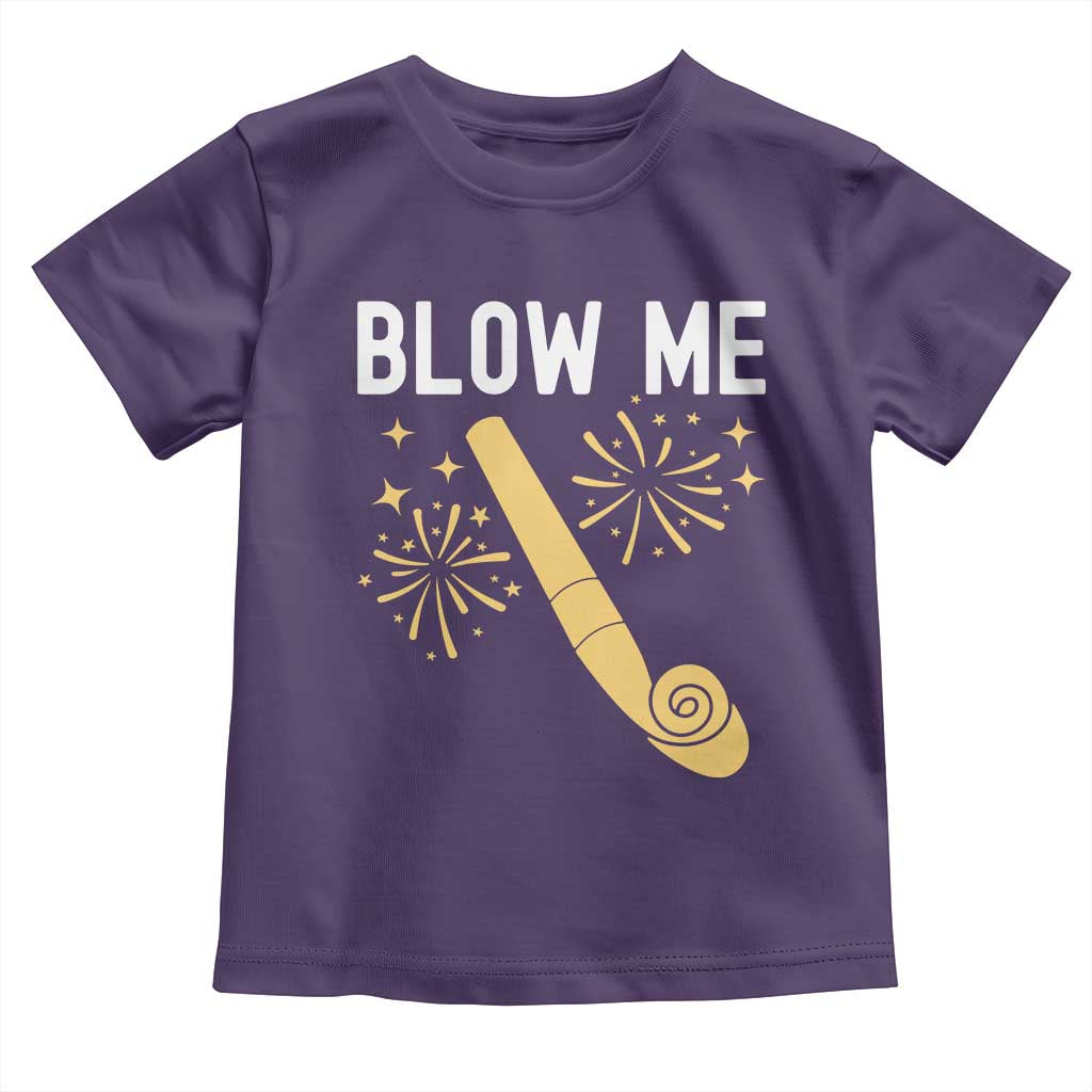 Funny Offensive Blow Me Toddler T Shirt Adult Humor Party Celebration - Wonder Print Shop
