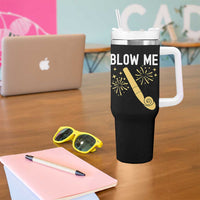 Funny Offensive Blow Me Tumbler With Handle Adult Humor Party Celebration - Wonder Print Shop