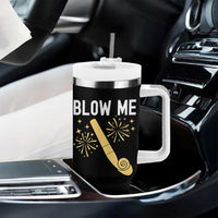 Funny Offensive Blow Me Tumbler With Handle Adult Humor Party Celebration - Wonder Print Shop
