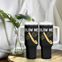 Funny Offensive Blow Me Tumbler With Handle Adult Humor Party Celebration - Wonder Print Shop