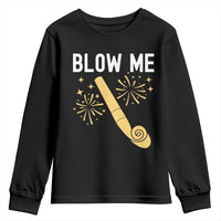 Funny Offensive Blow Me Youth Sweatshirt Adult Humor Party Celebration - Wonder Print Shop