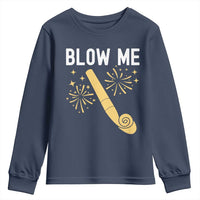 Funny Offensive Blow Me Youth Sweatshirt Adult Humor Party Celebration - Wonder Print Shop