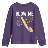 Funny Offensive Blow Me Youth Sweatshirt Adult Humor Party Celebration - Wonder Print Shop