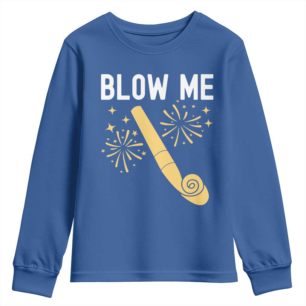 Funny Offensive Blow Me Youth Sweatshirt Adult Humor Party Celebration - Wonder Print Shop