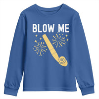 Funny Offensive Blow Me Youth Sweatshirt Adult Humor Party Celebration - Wonder Print Shop