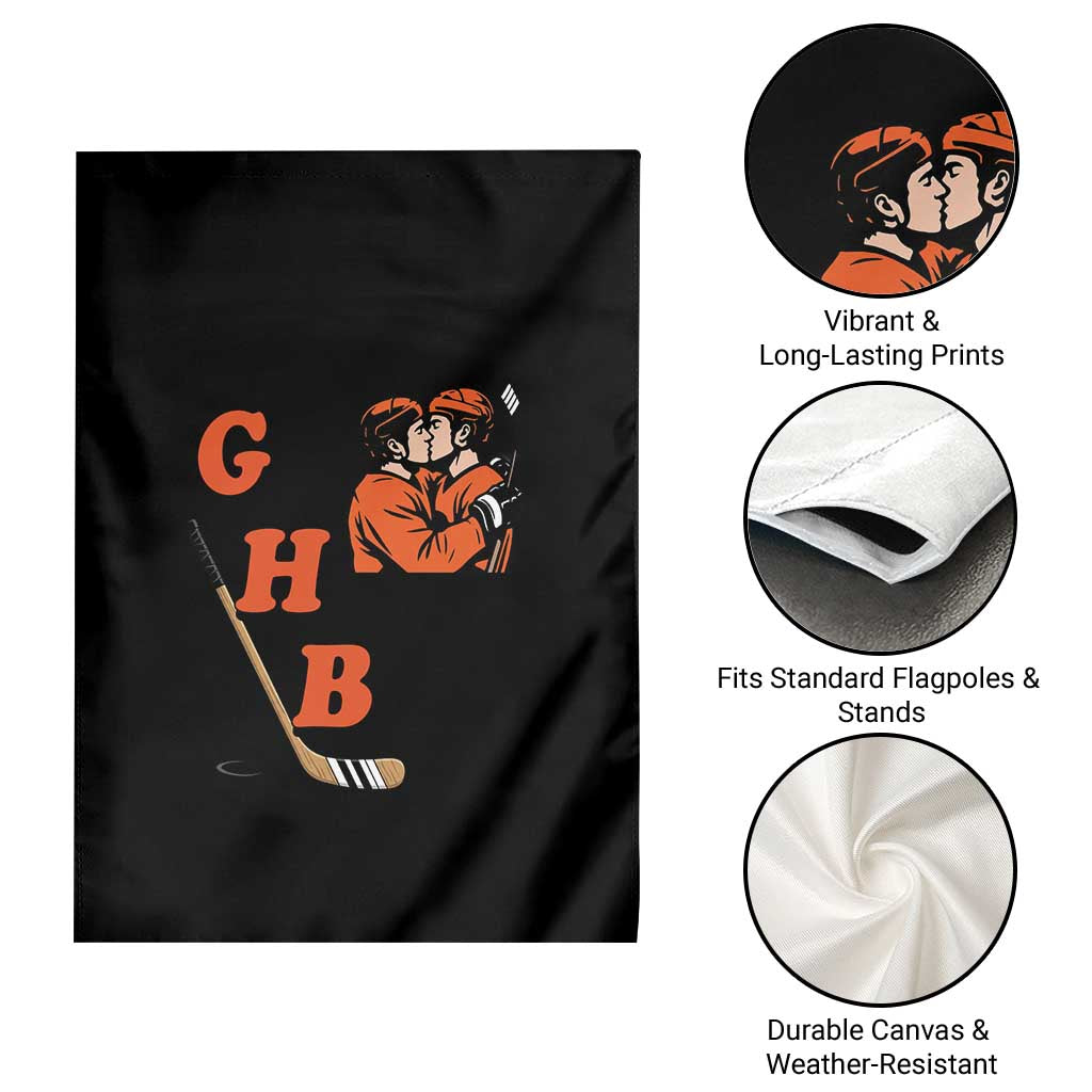 Yeah I Like GHB Gay Hockey Boys Garden Flag LGBTQ Pride Hockey Fan - Wonder Print Shop
