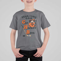 Yeah I Like GHB Gay Hockey Boys T Shirt For Kid LGBTQ Pride Hockey Fan - Wonder Print Shop