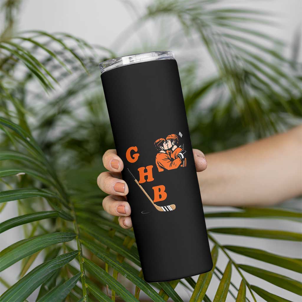 Yeah I Like GHB Gay Hockey Boys Skinny Tumbler LGBTQ Pride Hockey Fan - Wonder Print Shop