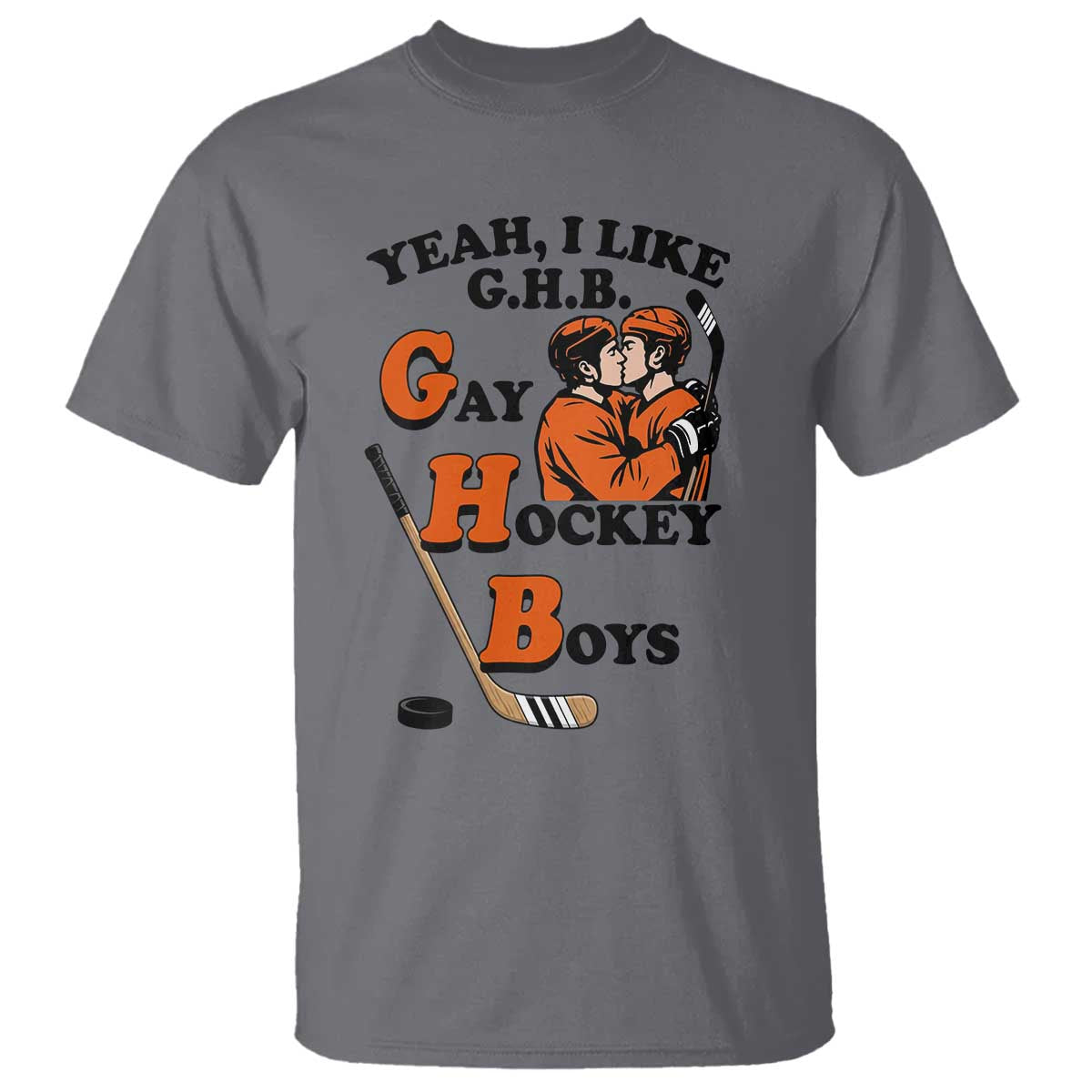 Yeah I Like GHB Gay Hockey Boys T Shirt LGBTQ Pride Hockey Fan - Wonder Print Shop