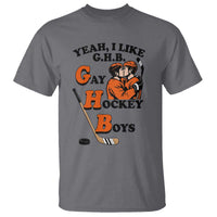 Yeah I Like GHB Gay Hockey Boys T Shirt LGBTQ Pride Hockey Fan - Wonder Print Shop