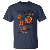 Yeah I Like GHB Gay Hockey Boys T Shirt LGBTQ Pride Hockey Fan - Wonder Print Shop