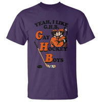 Yeah I Like GHB Gay Hockey Boys T Shirt LGBTQ Pride Hockey Fan - Wonder Print Shop