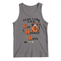 Yeah I Like GHB Gay Hockey Boys Tank Top LGBTQ Pride Hockey Fan - Wonder Print Shop