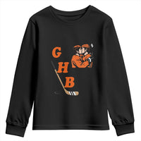 Yeah I Like GHB Gay Hockey Boys Youth Sweatshirt LGBTQ Pride Hockey Fan - Wonder Print Shop