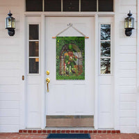 Happy St Patrick's Day Leprechaun Garden Flag American Irish Flag