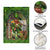 Happy St Patrick's Day Leprechaun Garden Flag American Irish Flag