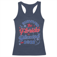 I Survived The Florida Blizzard Of 2025 Racerback Tank Top