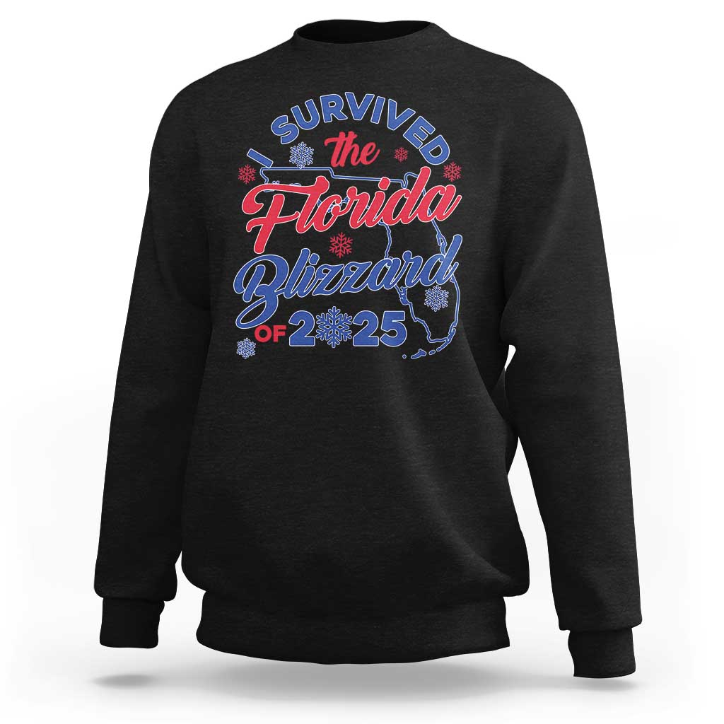 I Survived The Florida Blizzard Of 2025 Sweatshirt TS02