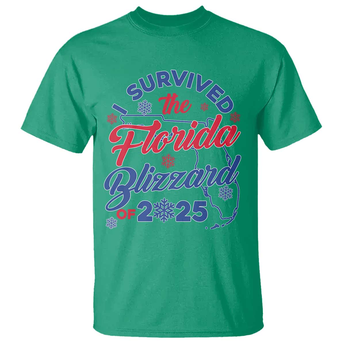 I Survived The Florida Blizzard Of 2025 T Shirt TS02