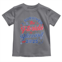 I Survived The Florida Blizzard Of 2025 Toddler T Shirt