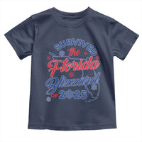 I Survived The Florida Blizzard Of 2025 Toddler T Shirt