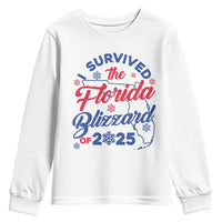 I Survived The Florida Blizzard Of 2025 Youth Sweatshirt