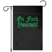 Fanone Officer Go F Yourself Garden Flag Edgy Rebellious Attitude